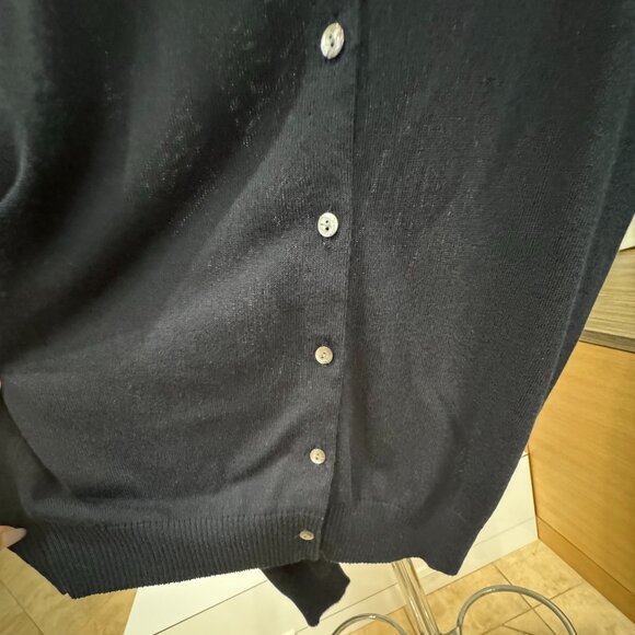 Anne Klein Navy Cardigan - Picture 3 of 10